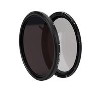 JJC 67mm Filtro ND Variable Color Verdadero ND2.5-ND1000 10 Stop, ND2.5-ND32 Densidad Neutra Fader Ajustable con ND32 Fijo para Canon RF 24-105mm EF-S 18-135mm y Otros 49mm Objetivo, Sin Cruz X