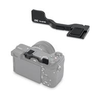 JJC A6700 Plegable Metal Pulgar Empuñadura para Sony Alpha 6700 Cámara, ILCE-6700 Cámara de Aleación de Aluminio Pulgares Resto de Apoyo Mejorada Empuñadura con Protector de Silicona Acolchada