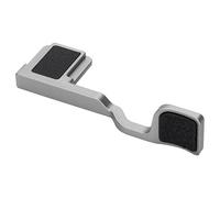 JJC A7CII A7CR Empuñadura de Metal para Pulgares hacia Arriba para Cámara Sony A7CII A7CR ILCE 7CM2 ILCE 7CR, Agarre Mejorado para Disparar con una Sola Mano, Plateado