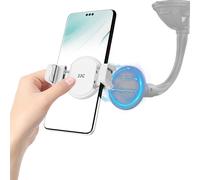 JJC Abrazadera magnética Universal para teléfono, Soporte de trípode de 55 a 95 mm, Abrazadera Ajustable con Tornillo de 1/4, Zapata fría sin Necesidad de Anillo de Metal [Clip y Quitar en Cualquier