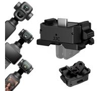 JJC Adaptador de carga de liberación rápida para DJI Osmo Pocket 4P 4 3 | Adaptador de carga tipo C con garras plegables y agujero de tornillo de 0.6 cm-20, compatible con Arca-Swiss Standard