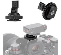 JJC Adaptador de montaje de zapata fría para micrófono DJI Mini con 1/10.2 cm-20, adaptador de zapata fría ABS duradero ángulo ajustable, accesorios de zapata para cámara réflex digital, grabación de