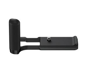 JJC Agarre de mano de metal R50V para cámara Canon R50V, soporte de placa de liberación rápida Arca Swiss con silicona antideslizante, soporte de zapata fría, agujero roscado de 1/10.2 cm-20, soporte