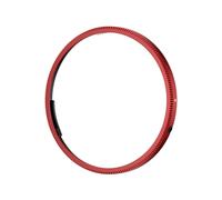 JJC Anillo de decoración de lente compatible con cámara Ricoh GR IV HDF GRIV monocromática GR4, sustituye a la tapa de anillo original Ricoh GN-3, rojo