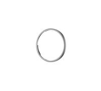 JJC Anillo decorativo de metal para cámara Ricoh GR III GR3 GRIII HDF, color plateado | Sustituye a Ric. Anillo original o accesorio GN-1, aleación de aluminio, decora la cámara, ligero 3 g, ajuste preciso