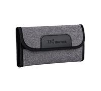 JJC Bolsa protectora para filtro de lente de cámara de 4 bolsillos para filtros de hasta 58 mm de diámetro, bolsa de transporte interior de neopreno elástico con un paño de limpieza de microfibra