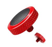 JJC Botón de Disparo para Fuji X100V X100VI X100F X-PRO2 X-E3 X-T4 | Cobre macizo con silicona, incluye 2 anillos de goma para cámaras Fuji, variedad de estilos