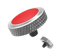 JJC Botón de Disparo para Fuji X100V X100VI X100F X-T30 X-T20 X-T4 | Cobre macizo con silicona, incluye 2 anillos de goma para cámaras Fuji, variedad de estilos