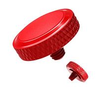 JJC Botón de Disparo Suave para Fuji X100V X100VI X100F X-PRO2 X-E3 X-T4 | Cobre macizo con silicona, incluye 2 anillos de goma para cámaras Fuji, variedad de estilos