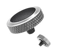 JJC Botón de Disparo Suave para Fuji X100V X100VI X100F X-T30 X-T20 | Cobre macizo con silicona, incluye 2 anillos de goma para cámaras Fuji, variedad de estilos