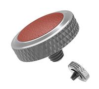 JJC Botón de Disparo Suave para Fuji X100V X100VI X100F X-T30 XT20 X-T4 XT3 | Cobre macizo con silicona, incluye 2 anillos de goma para cámaras Fuji, variedad de estilos