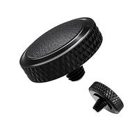 JJC Botón de Disparo Suave para Fuji X100V X100VI X100F X-T5 X-T4 X-T3 | Cobre macizo con silicona, incluye 2 anillos de goma para cámaras Fuji, variedad de estilos