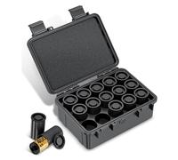 JJC Caja de película resistente y segura de 35 mm con 15 rollos de película, IP67 impermeable de 35 mm para 15 rollos de película 135