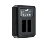 JJC Cargador de Batería Dual USB para Canon PowerShot G1X Mark III, G5X, G7X, G7 X Mark II, G9X, G9X Mark II, SX740 HS, SX730 HS, SX720 HS, SX620 HS Cámaras Reemplaza Canon NB-13L