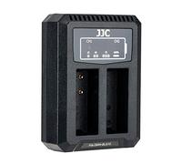 JJC Cargador de Batería Dual USB para Panasonic G100 G110 LX100 LX100II GX7 GX80 GX85 GX9 G7XIII GX7II ZS200 ZS100 ZS70 ZS60 GF6 Leica C-Lux D-Lux D-Lux7 D-Lux8 para la Batería DMW-BLG10 BLE9 BP-DC15