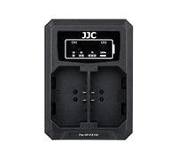 JJC Cargador de Batería Dual USB para Sony FX3 FX30, A6700, A6600, A7CII, A7CR, A7C, A7RV, A7RIVA A7RIV A7RIIIA A7RIII, A7IV A7III, A7SIII, A1, A9III, A9II, A9 Cámaras Reemplaza Sony NP-FZ100
