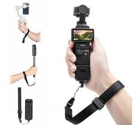JJC Correa de mano con tornillo de 1/10.2 cm-20 para DJI OSMO Pocket 3 e Insta360 X5 X4 X3 y Hero 13/12/11, correa de muñeca para cámara Canon Nikon Sony Fujifilm Olympus DSLR y sin espejo