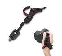 JJC Correa de mano para cámara sin espejo compatible con Canon EOS R50 R50V R100 M50 Mark II para Nikon COOLPIX P6000 P530 P20 B700 L840 L820 L810 L310 Lumix DMC-FZ100 FZ18GK LX77 LX5, rojo