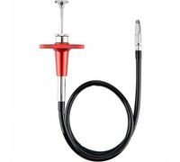 JJC Cable de Obturador Mecánico para Fujifilm Sony Leica Olympus Panasonic y Otras Cámaras con Botón de Disparador de Rosca (40 cm), Color Rojo