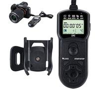 JJC - Disparador remoto con temporizador y soporte de clip para Sony A7III A7RIII A6000 A6300 A6500 A9 A7II A7RII A7SII A7 A7R A7S RX100 VI V IV III II RX10 III II A99II A77II sustituye a Sony RM-SPR1