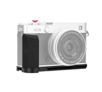 JJC Empuñadura de metal compatible con cámara Fujifilm X-E5, liberación rápida para Arca, agujero de 1/10.2 cm-20, agarre en forma de L compatible con clip de cámara de captura de diseño pico V3