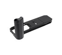 JJC Empuñadura de metal compatible con cámara Nikon Z F, tipo Arca de liberación rápida, agujero de 1/4-20, tipo Arca, mango compatible con Apple AirTag, mejora la sensación de mano