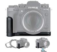 JJC Empuñadura de Metal de Liberación Rápida de la Placa L Soporte de Soporte para Fujifilm X-T3 X-T2 Reemplaza Fuji MHG-XT3 MHG-XT2 Empuñadura, Negro