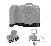 JJC empuñadura de Metal para Canon EOS R8 EOS RP Cámara, Arca-Type Placa de Liberación Rápida, Reemplaza Canon EG-E1 Mango,Negro