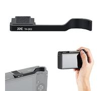 JJC Empuñadura de metal para Ricoh GR III GR III HDF GR3 HDF GR IIIx GR IIIx HDF GR3x HDF, soporte de pulgar de zapata caliente para un agarre cómodo y seguro