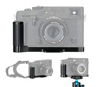 JJC Empuñadura Metálica de Liberación Rápida Placa de Soporte en L para Fujifilm Fuji X-Pro3 X-Pro2 X-Pro1 Sustituye a la Empuñadura Fujifilm MHG-XPRO3 MHG-XPRO2