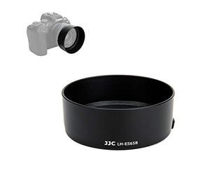JJC ES-65B Parasol de Bayoneta para Objetivo Canon RF 50 mm F1.8 STM con Cámara EOS R R5 R6 RP Ra, Repuesto para Canon ES-65B