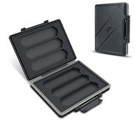 JJC Estuche Protector Portátil de 6 Ranuras SSD Caja de Almacenamiento para Unidad de Estado Sólido M.2 2280 2260 2242 2240 2230 SSD Resistente al Agua y a Prueba de Golpes