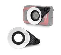 JJC FD-1 Difusor de Flash para Cámaras Olympus Tough TG-7 TG-6 TG-5 TG4 TG3 TG2 TG1, Soporta Luz Difusa Completa y Semi-Abierta, Accesorio para Fotografía Macro de Cerca