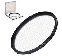 JJC Filtro de Estrella de 68mm, 8 Puntos, con Funda Protectora para cámaras réflex Canon Nikon Pentax Olympus Sony Panasonic Fujifilm DSLR, filtros de Lente de Cristal óptico con Marco de aleación