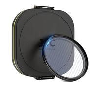 JJC Filtro de lente de efectos especiales Blue Streak de 72 mm,filtro anamórfico para fotos de cámara y video cinematográfico,filtro de rayas azules recubierto multiresistente con funda de