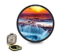 JJC - Filtro ND de Densidad Neutra ND1000 de 58 mm para Canon EOS 90D 80D 5DII 5DIII 60D 70D con EF 50 mm F1.4 y Otra cámara con Lente de 58 mm, con Estuche de Filtro a Prueba de Humedad