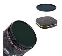 JJC Filtro ND64 de 67 mm de Densidad Neutra de reducción de exposición para Sony A7 A7C A7R A7S A9 + FE 20 mm f/1.8 G y Otras cámaras de Lente de 67 mm, con Funda de Filtro a Prueba de Humedad