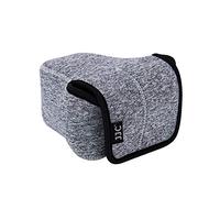 JJC Funda blanda elástica de neopreno sin espejo para cámaras réflex digitales Canon EOS M50 M5 Fuji Fujifilm X-E4 X-S10 X-T30 X-T20 X-T10 X-A3 X-A2 X-M1 Sony a7C DSLR ultra ligera