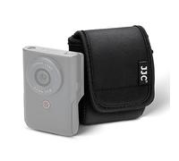JJC Funda compacta para cámara DJI Osmo 360 para Canon PowerShot V10 Vlog Camera Osmo 360, V10, bolsa de viaje de neopreno suave con correa de hombro ajustable y mosquetón