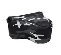 JJC Funda de neopreno ultraligera para cámara réflex digital, Camuflaje gris, M, moderno