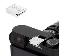 JJC Funda de zapata de cubierta completa compatible con cámara sin espejo Leica Q3 43, Q3, Q2, almohadilla de silicona y cubierta de zapata con diseño de metal, antimanchas, arañazos y polvo (plata