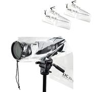 JJC Funda impermeable para cámara para Canon, Nikon, Sony, funda para cámara con lente de hasta 45 x 17,5 cm (L x An), funda impermeable transparente para cámara, 4 piezas