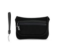 JJC Funda para cámara compacta con Correa de Mano para Sony RX100 III, IV, V, VA, Vi, VII, Z-V1, Ricoh GR IIIx, Canon G7X Mark III, SX720, Olympus tg-5 y tg-4, Fuji XF10 (Negro)