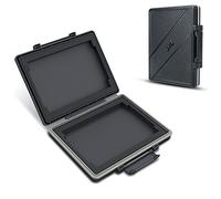 JJC Funda para tarjetas de memoria SSD Estuche para 2,5 pulgadas de unidad de estado sólido interna, estuche protector impermeable para tarjetas de memoria, bolsa de transporte - Estuche para tarjetas