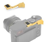 JJC Gold Hot Shoe Thumbs Up Grip para cámara Digital Leica Q3, Q3 43, Q2, Soporte para Pulgar de Montaje de Zapata Caliente, Agarre Mejorado, Mejor Equilibrio y Comodidad de Agarre