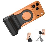 JJC Handgirp magnético estilo DSLR con control remoto Bluetooth, mango de agarre a presión para iPhone 17, 16, 15, 14, 13, 12 y más, Android, soporte de escritorio vertical