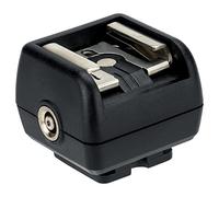 JJC JSC-2 Hot Shoe/Zapata Flash Adapter (Hot) con PC Sync Socket