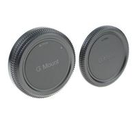 JJC Juego con tapa de la carcasa y tapa posterior del objetivo Fujifilm GFX