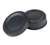 JJC Juego con tapa de la carcasa y tapa posterior del objetivo para Nikon F