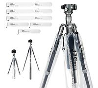 JJC - Juego de 6 fundas para patas de trípode para cámara, protección contra la lluvia, para proteger las piernas de los trípodes de viaje regulares/grandes de escombros, arena, barro, nieve y agua salada